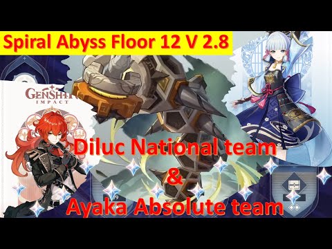 Diluc is coming back to the META - Spiral Abyss Floor 12 Version 2.8 | Genshin Impact