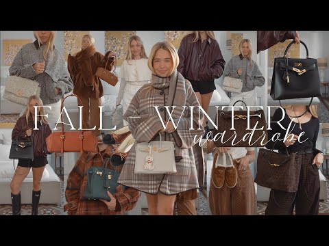 Luxury Fall Winter Capsule Wardrobe 2025 🤎 Try-On Haul & Outfit Ideas |Coats, Knitwear, Bags & Shoes