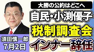 須田慎一郎「自民党・小渕優子衆院議員、インナー辞任の裏側！？『飲食料品の消費税２年間ゼロ』を掲げて大勝したにも関わらず、小渕氏の動きの意味は？」７月２日