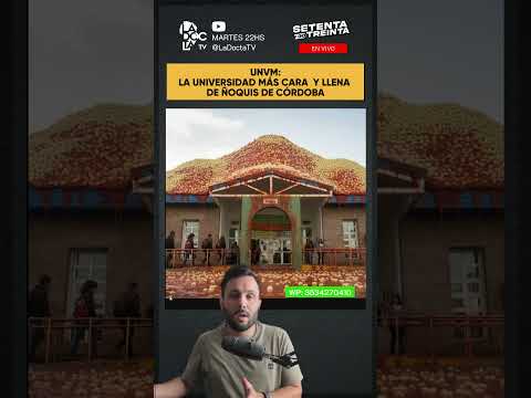 🚨 ¡NO LO VAS A PODER CREER! LA CASTA SE ATORNILLÓ EN LA UNVM 🚨