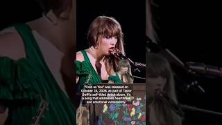 The story behind “Cold as You” by Taylor Swift