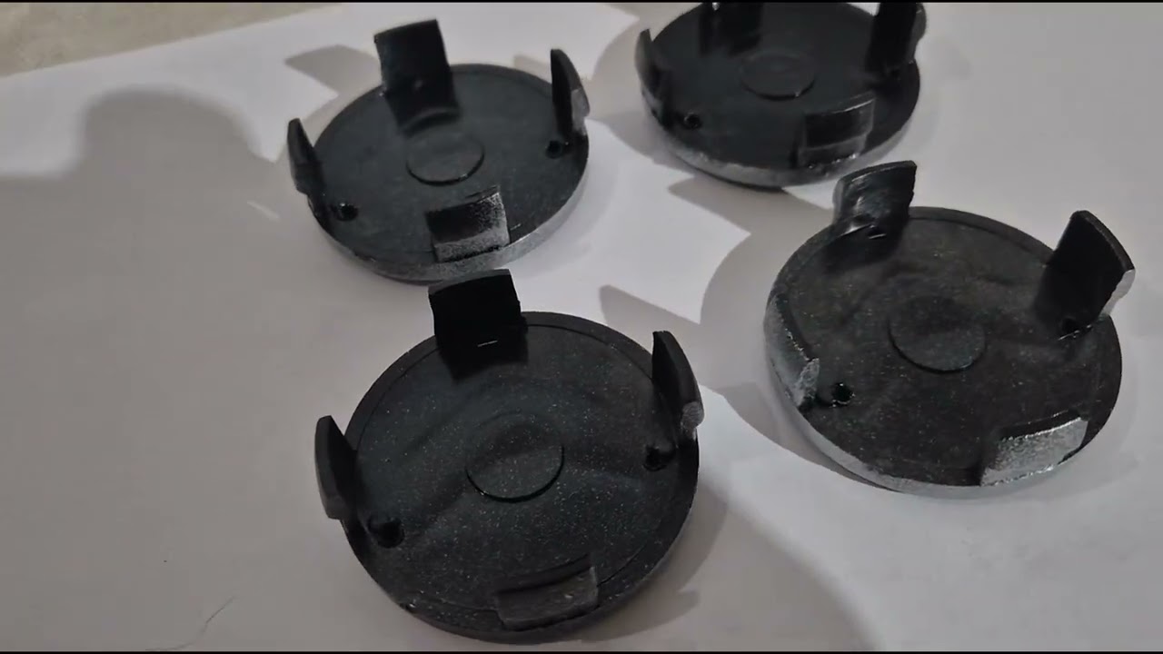 Citroen Coprimozzo 60/56 mm (Nero con cromo, 4 pz) Video 1