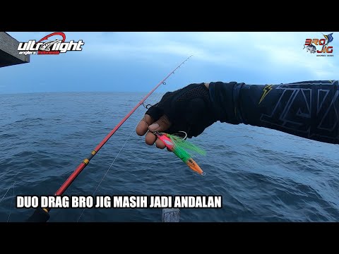 Senggol Bacot ! Duo Drag Bro Jig 60gr  || Ultra Light Jigging Jabrik 0.8 ft. Ultegra 2500 HG