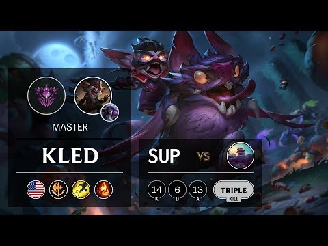 Kled Support vs Braum - NA Master Patch 9.24