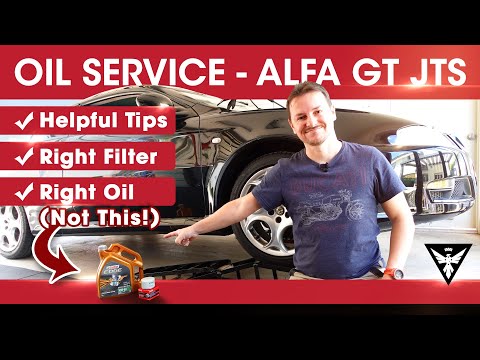 How to Change the Oil - Alfa Romeo GT JTS - Oil Grade and Oil Filter