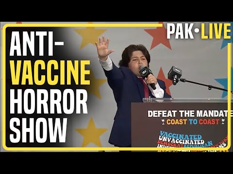 This Anti-Vax Rally Will Make You Abandon Hope