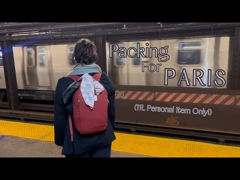 PERSONAL ITEM ONLY TRAVEL: 10L BACKPACK for 11 days in PARIS in April! 🎒✈️🌷