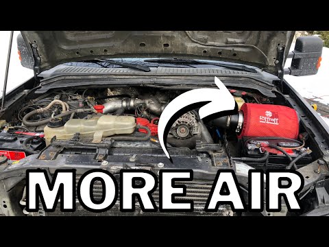 RiffRaff 6637 Filter on 7.3 Powerstroke