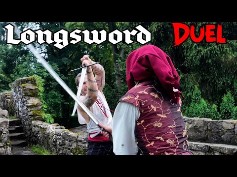 A Longsword Duel with Realistic Techniques