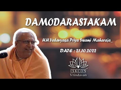 H.H. Vedavyasa Priya Swami Maharaja_Damodarastakam Prayers_21.10.2022
