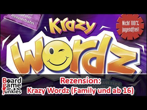 [Rezension] Krazy Wordz - Empfohlen vom Spiel des Jahres - Fishtank / Ravensburger - Brettspiele