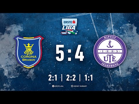 Gólösszefoglaló EL 139 - Corona Brasov - UTE 5-4 20230113