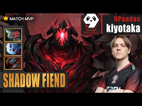 Shadow Fiend Mid | 9Pandas.kiyotaka | SF STILL ABLE TO HOLD THE SITUATION | 7.34b Gameplay Highlight