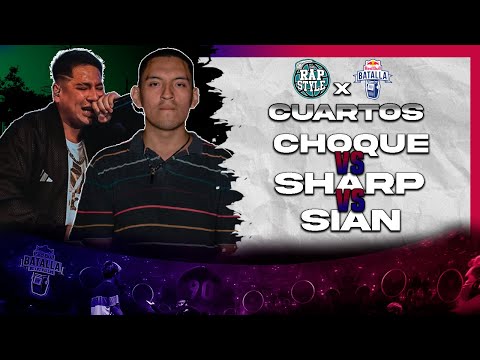CHOQUE vs SHARP vs SIAN -4tos- Clasificatoria RED BULL Rapstyle Sjl (Fecha #1)