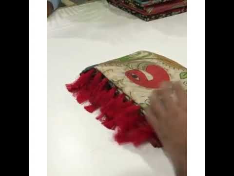 Ep-104#sankranti offer,kalamkari print banaras saree with kanchi border||price 1650+$only|7702589908