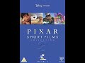 Opening To Pixar Short Films Collection Volume 3 UK DVD 2018