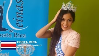 Melania Gonzalez Contestant from Costa Rica for Miss World 2016 Introduction