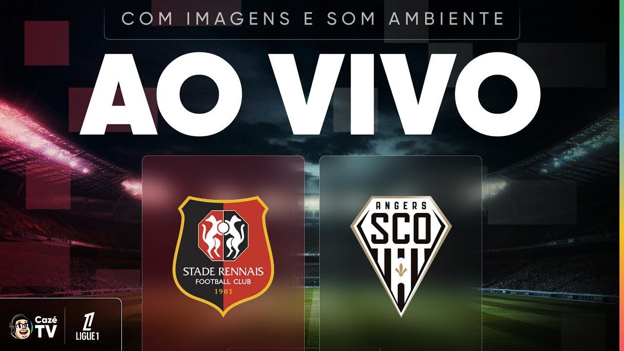 AO VIVO E COM IMAGENS (SOM AMBIENTE): RENNES X ANGERS | LIGUE 1 2025/2026 | 29ª RODADA