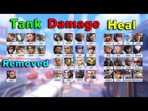 I switched EVERY Overwatch hero to a NEW Role