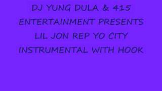 Lil Jon- Rep yo city instrumental (with hook)