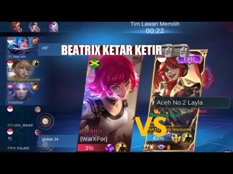 Top global Layla,lock beatrix sampai coklat #topgloballayla #gameplaylayla