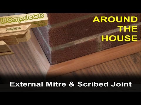 Baseboard / Quadrant Floor Trim 1 - External Mitre, and Scribed Joints