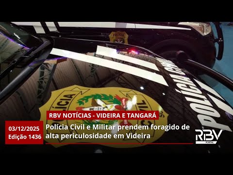 RBV Notícias Videira e Tangará - 03/12/2025 - Edição 1436