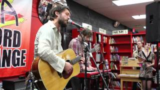 Cursive Performs "Caveman" at Zia Records Phoenix