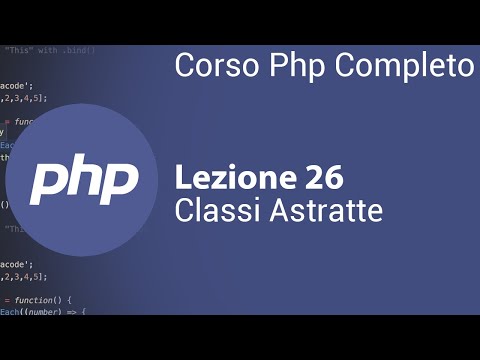 PHP Tutorial Italian 26 - Abstract Classes