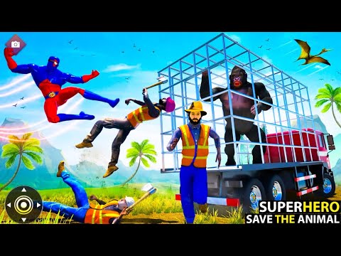 Super Hero City Rescue Mission Part 2 | Jungle Mode | Superman Video Games
