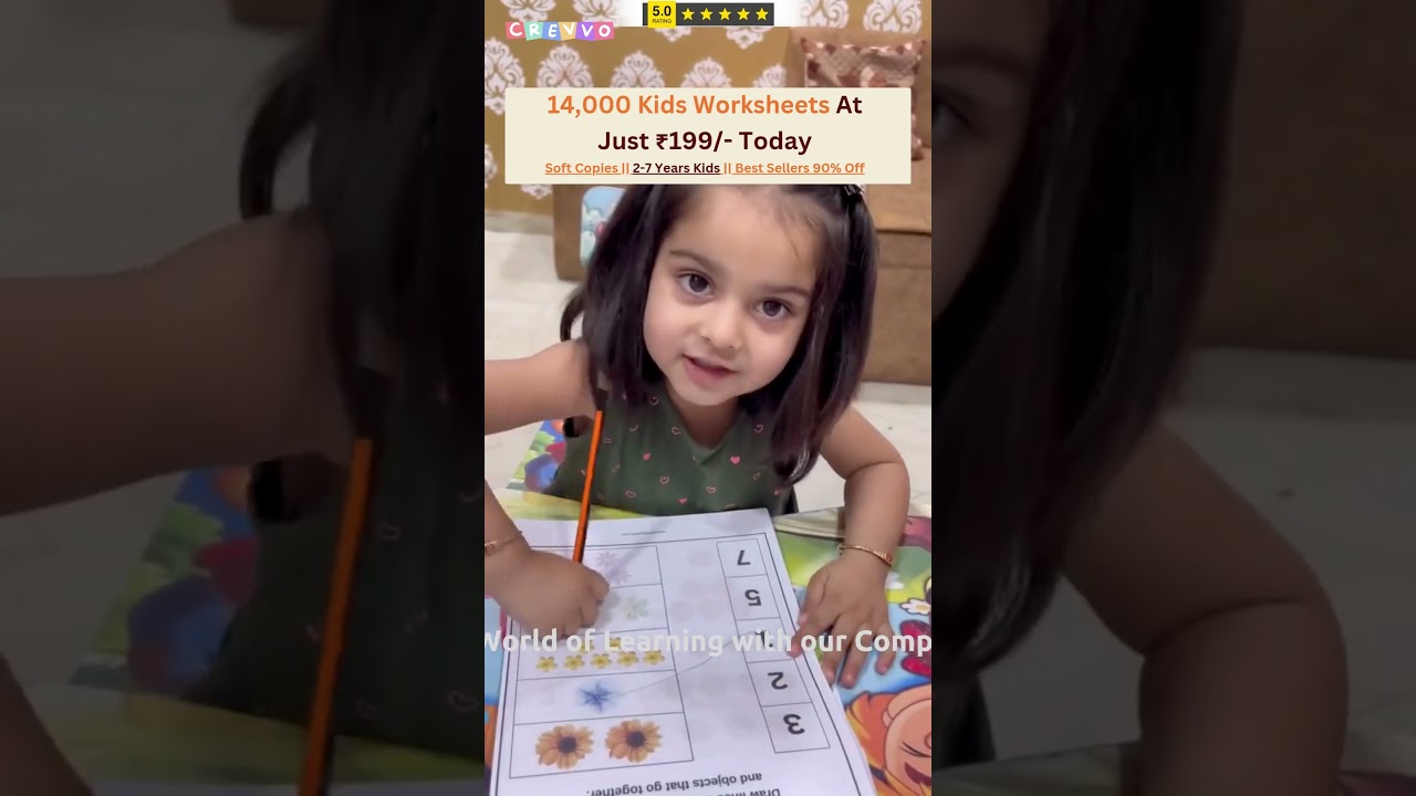 Parents, Your Child’s Future Starts Here – Just ₹199! | 14,000+ Printable Worksheets Bundle