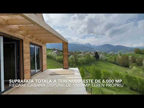 Casa de vacanta, teren 1500 mp, panorama spre Castelul Bran