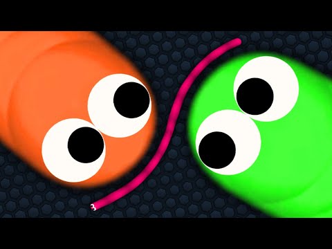 Slither.io Pro Tiny Snake Trolling Giant Snakes - Epic Slitherio Gameplay