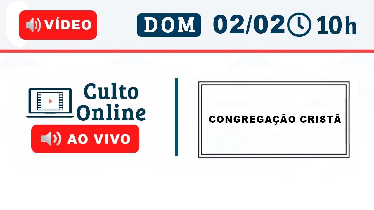 CULTO ONLINE CCB - 02/02/2025 - PALAVRA ROMANOS 4 - CCB Santo Culto a Deus