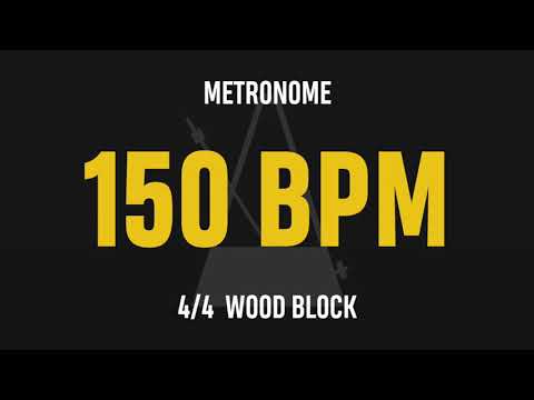 150 BPM 4/4 - Best Metronome (Sound : Wood block)