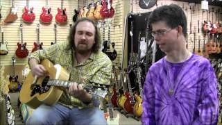 Ted Wulfers dedicates a song to Steve at Norman's Rare Guitars