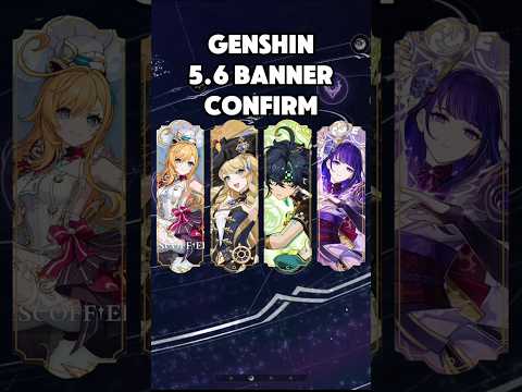 New update genshin impact 5.6 and 5.7 banner #genshinimpact #genshinimpactbanner #banner #newupdate