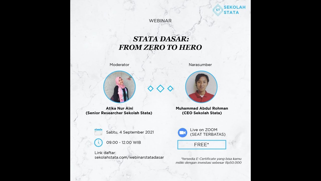 Webinar Stata Dasar