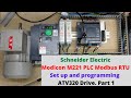 Schneider Electric Modicon M221 PLC Modbus RTU Set Up And Programming With ATV320 Drive Part 1 Eng