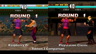 Playstation Classic vs. Raspberry Pi - Comparing Tekken 3