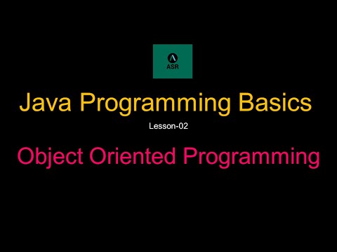 Java Programming Basics Object Oriented Programming Lesson 2 Bangla