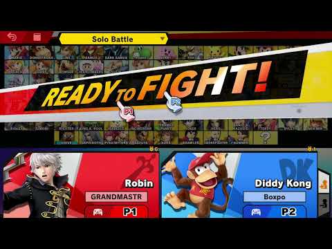 Grandmaster (Robin) vs. Dakpo (Boxpo) (Diddy Kong)