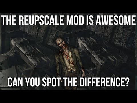 The Resident Evil REupscale Project for PC is pretty darn good (mod for compressed backgrounds)