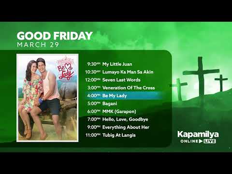 Good Friday (March 29, 2024) Programming Schedule Kapamilya Online Live