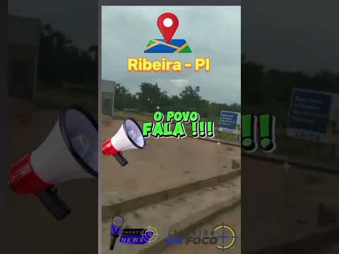 Obras Mal feitas trazem transtornos à população de Ribeira do Piauí.