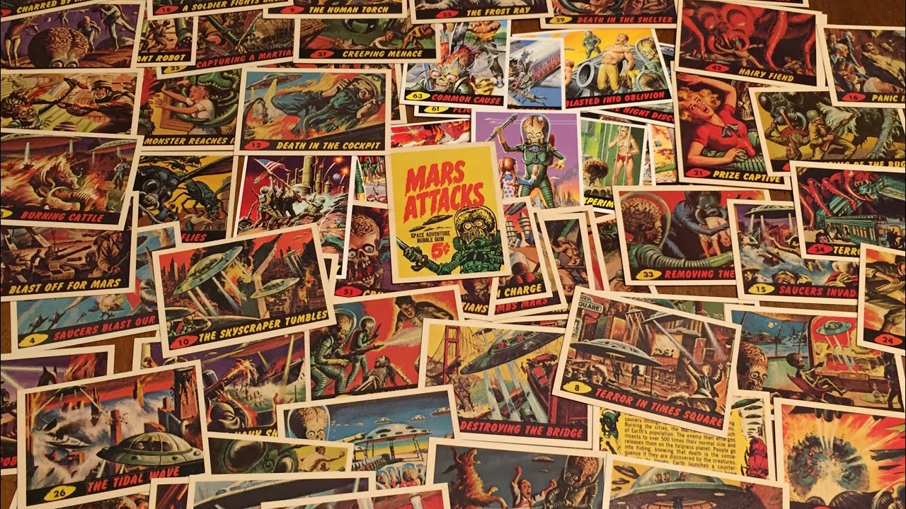 Topps “Mars Attacks” With Rare 11 Additional Card Set, Episode #235