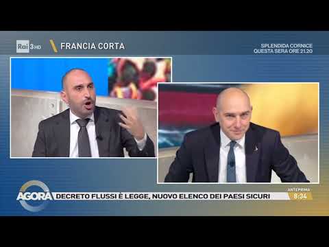 Michele Gubitosa ospite ad "Agorà" Rai3 05/12/2024