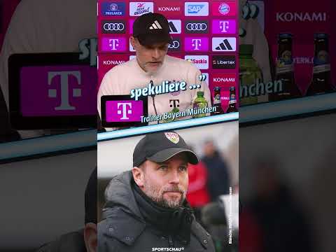 Thomas Tuchel zu Sebastian Hoeneß als potenzieller Bayern-Trainer l Sportschau #shorts