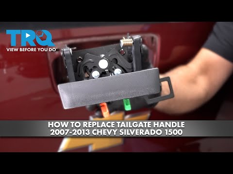 How to Replace Tailgate Handle 2007-2013 Chevy Silverado 1500