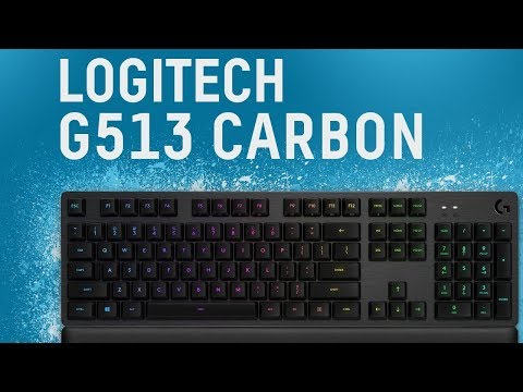 Logitech G513 Carbon / Mechanik na nietypowych  przełącznikach.